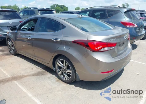 2015 Hyundai Elantra Limited from USA, damaged, VIN 5NPDH4AE9FH612088
